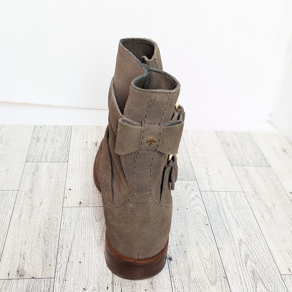Kate Spade Sabina taupe suede boots - Picture 5 of 16